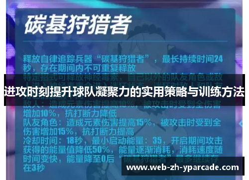 进攻时刻提升球队凝聚力的实用策略与训练方法 进攻时刻提升球队凝聚力的实用策略与训练方法